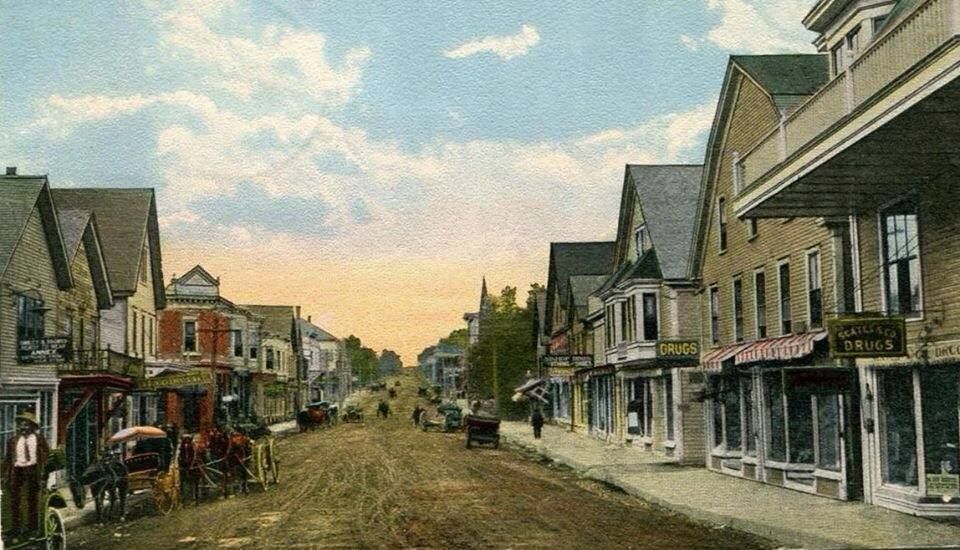 Downtown Caribou circa 1900