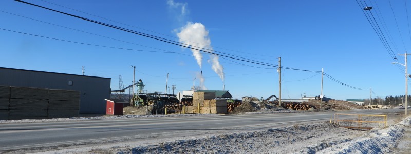 Fraser Timber Mill in Masardis